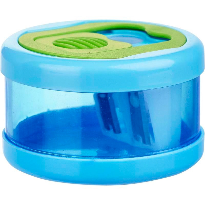 Точилка Attache Happy, с контейнером, 2 отверстия, в ассортименте 972014 Точилка Attache Happy, с контейнером, 2 отверстия, в ассортименте 972014