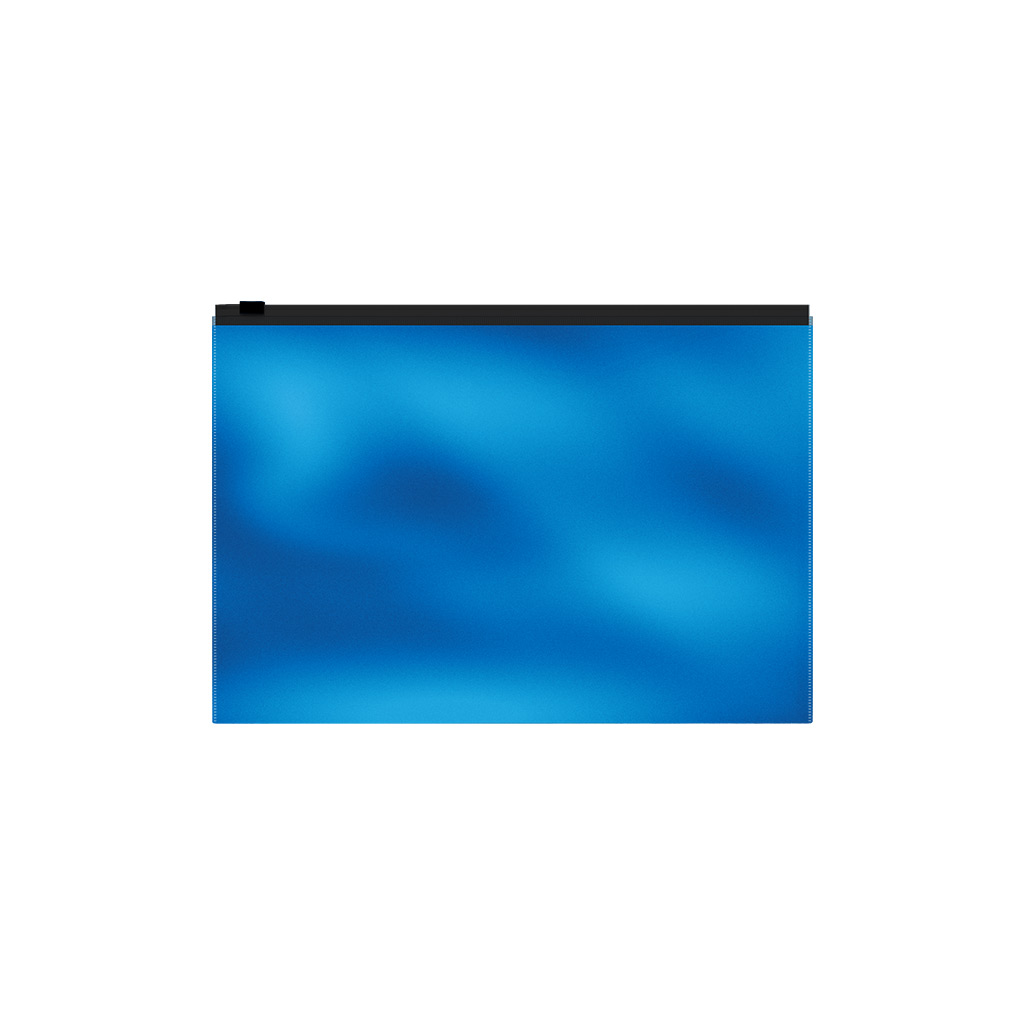 Zip-пакет пластиковый ErichKrause® Glossy Ice Metallic, B5, синий (в пакете по Zip-пакет пластиковый ErichKrause® Glossy Ice Metallic, B5, синий (в пакете по