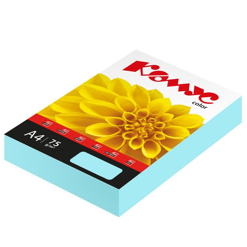 Бумага цветная Комус Color (океан пастель) 80г, А4, 500 л. Бумага цветная Комус Color (океан пастель) 80г, А4, 500 л.