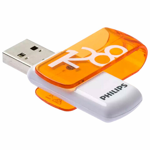 Флеш-диск 128 GB PHILIPS VIVID, разъем USB 2.0, желтый, FM12FD05B/97 Флеш-диск 128 GB PHILIPS VIVID, разъем USB 2.0, желтый, FM12FD05B/97