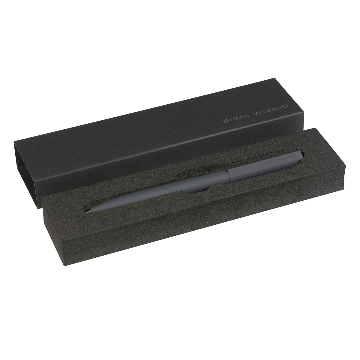 РУЧКА "TORINO" В ПОДАРОЧНОМ ФУТЛЯРЕ, 1,0 ММ, СИНЯЯ (корпус серый, РУЧКА "TORINO" В ПОДАРОЧНОМ ФУТЛЯРЕ, 1,0 ММ, СИНЯЯ (корпус серый,