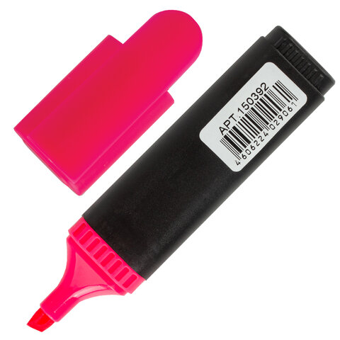 Текстмаркер BRAUBERG "Contract", РОЗОВЫЙ, классический, скошенный Текстмаркер BRAUBERG "Contract", РОЗОВЫЙ, классический, скошенный