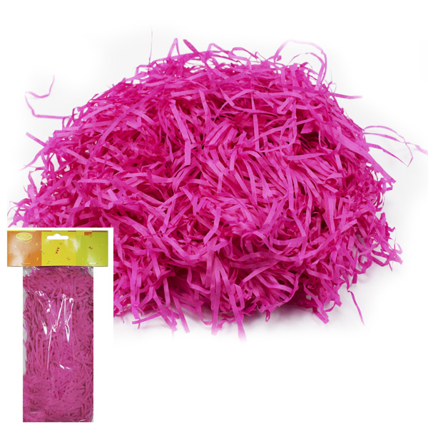 Декоративный бумажный наполнитель фуксия 30г. Декоративный бумажный наполнитель фуксия 30г.