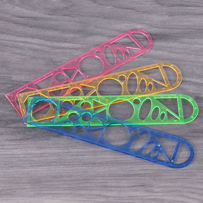 Линейка-трафарет 20см Линейка-трафарет 20см