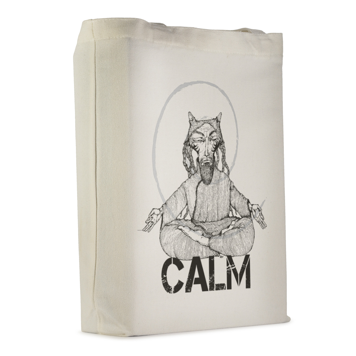 СУМКА-ШОППЕР WHITE "СПОКОЙСТВИЕ" 34х36 см