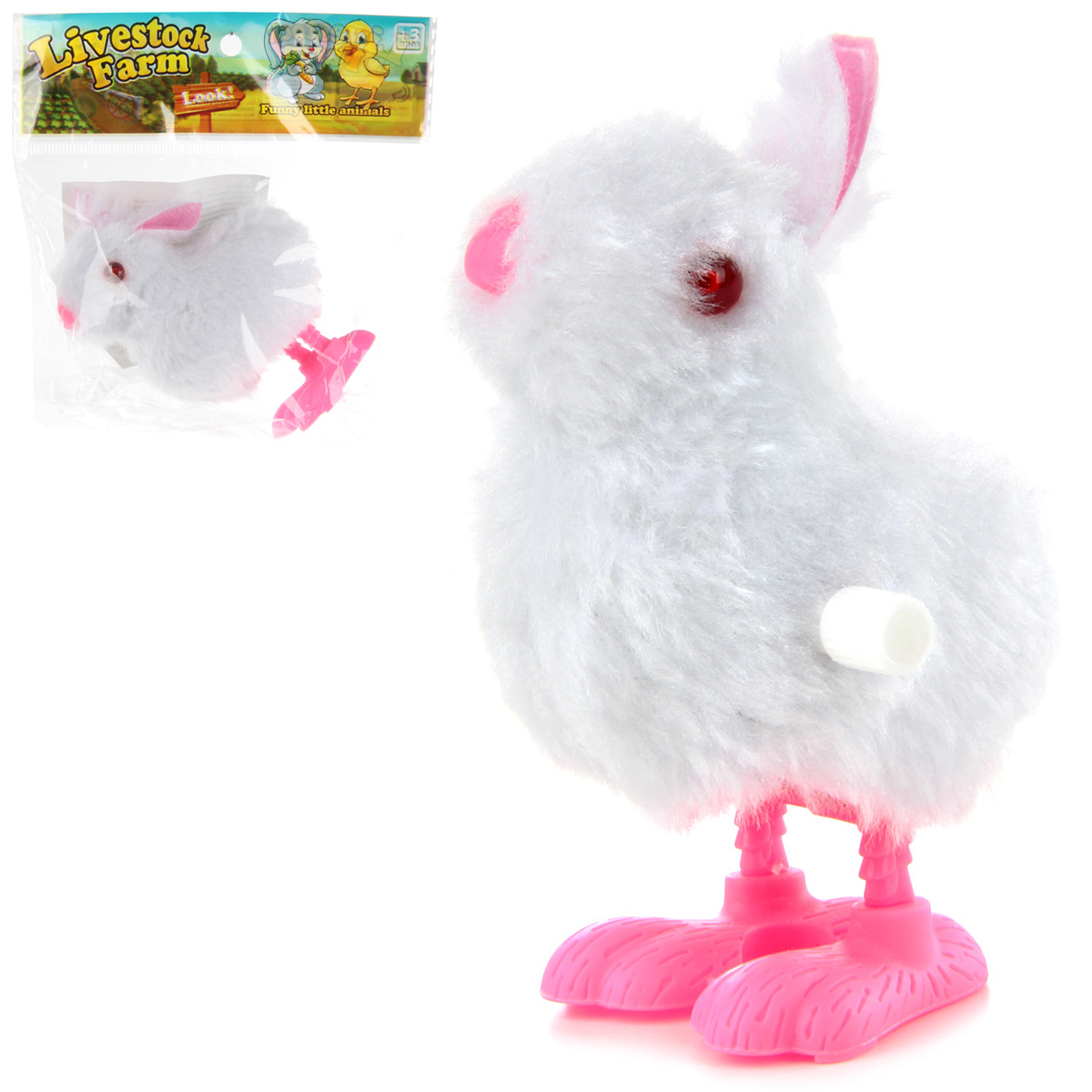 Игрушка заводная "Кролик", 14*5*14, пакет Игрушка заводная "Кролик", 14*5*14, пакет