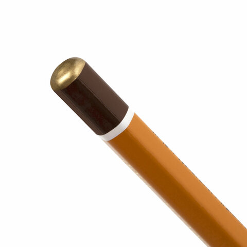 Карандаш чернографитный KOH-I-NOOR 1500, 1 шт., 5B, без резинки, корпус желтый,