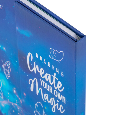 Дневник 1-11 класс 48 л., твердый, BRAUBERG, матовая ламинация, магнитный