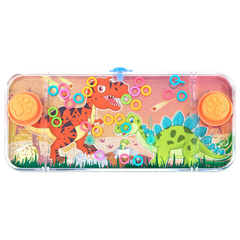 Водная игра ДИНОЗАВРИКИ, 15х7 см, колечки, ассорти, 4 вида, JOLLY JOT (ДЖОЛЛИ