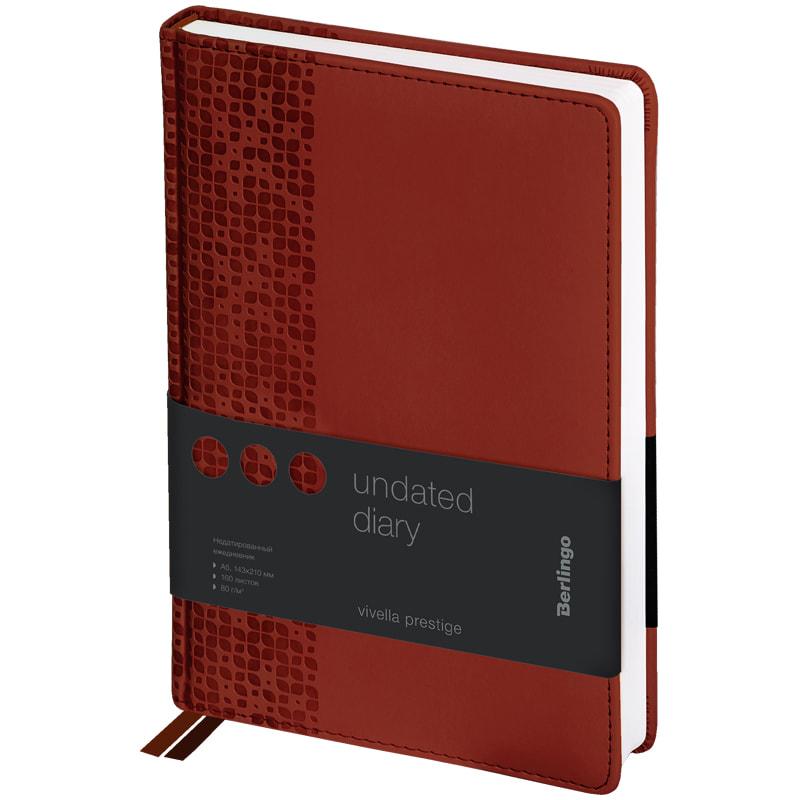 Ежедневник недатированный, A5, 160л., кожзам, Berlingo "Vivella Ежедневник недатированный, A5, 160л., кожзам, Berlingo "Vivella