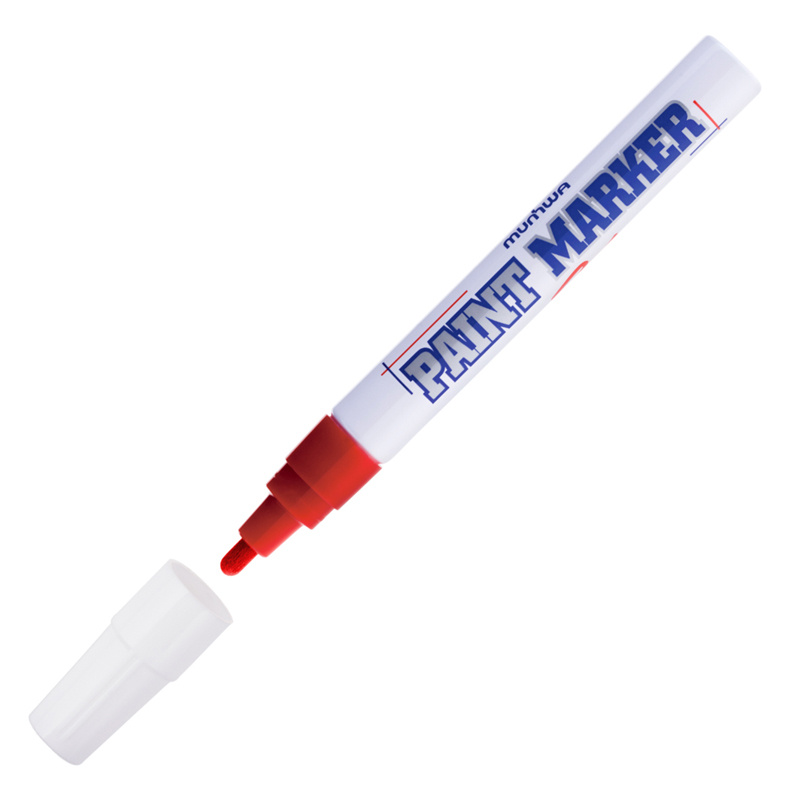 Маркер-краска красная, 4мм, нитро-основа: PM-03 штр.: 8801006711257 Маркер-краска красная, 4мм, нитро-основа: PM-03 штр.: 8801006711257