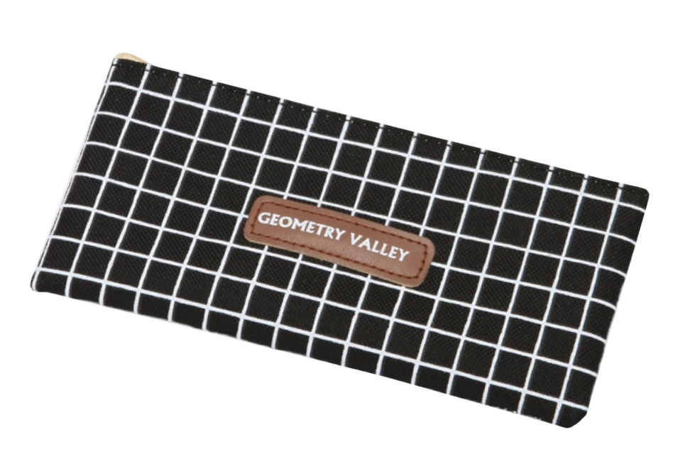 Пенал-косметичка, 1 отделение, Creativiki КОРГИ 200x90x5 мм черный, полиэстер Пенал-косметичка, 1 отделение, Creativiki КОРГИ 200x90x5 мм черный, полиэстер