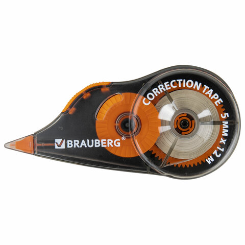 Корректирующая лента BRAUBERG ULTRA COLOR, 5 мм x 12 м, механизм перемотки, Корректирующая лента BRAUBERG ULTRA COLOR, 5 мм x 12 м, механизм перемотки,
