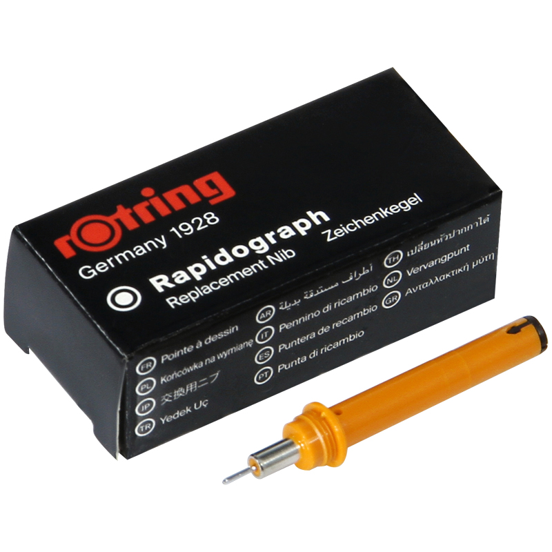 Пишущий элемент для рапидографа Rotring 0.4 мм, картон. упак. Пишущий элемент для рапидографа Rotring 0.4 мм, картон. упак.
