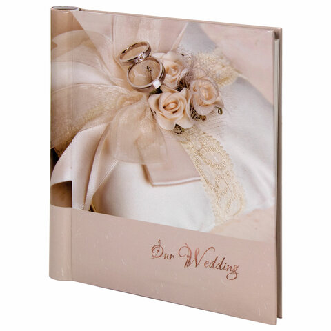 Фотоальбом BRAUBERG свадебный "Наша свадьба" 20 магнитных листов, Фотоальбом BRAUBERG свадебный "Наша свадьба" 20 магнитных листов,