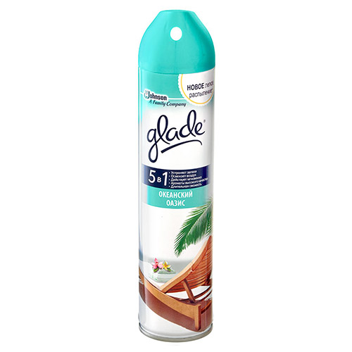 Освежитель воздуха Glade Океанский оазис, 300 мл Освежитель воздуха Glade Океанский оазис, 300 мл