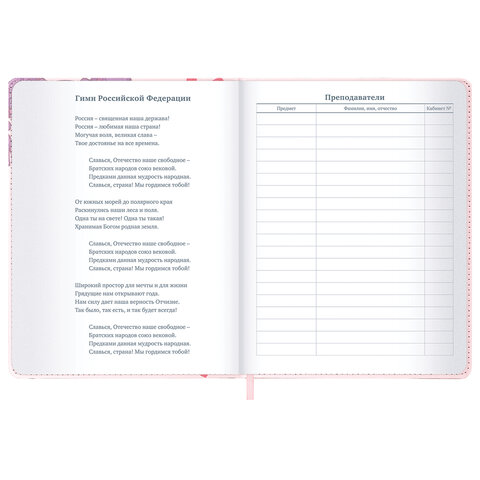 Дневник 1-11 класс 48 л., кожзам (твердая), застежка, BRAUBERG, "Аниме