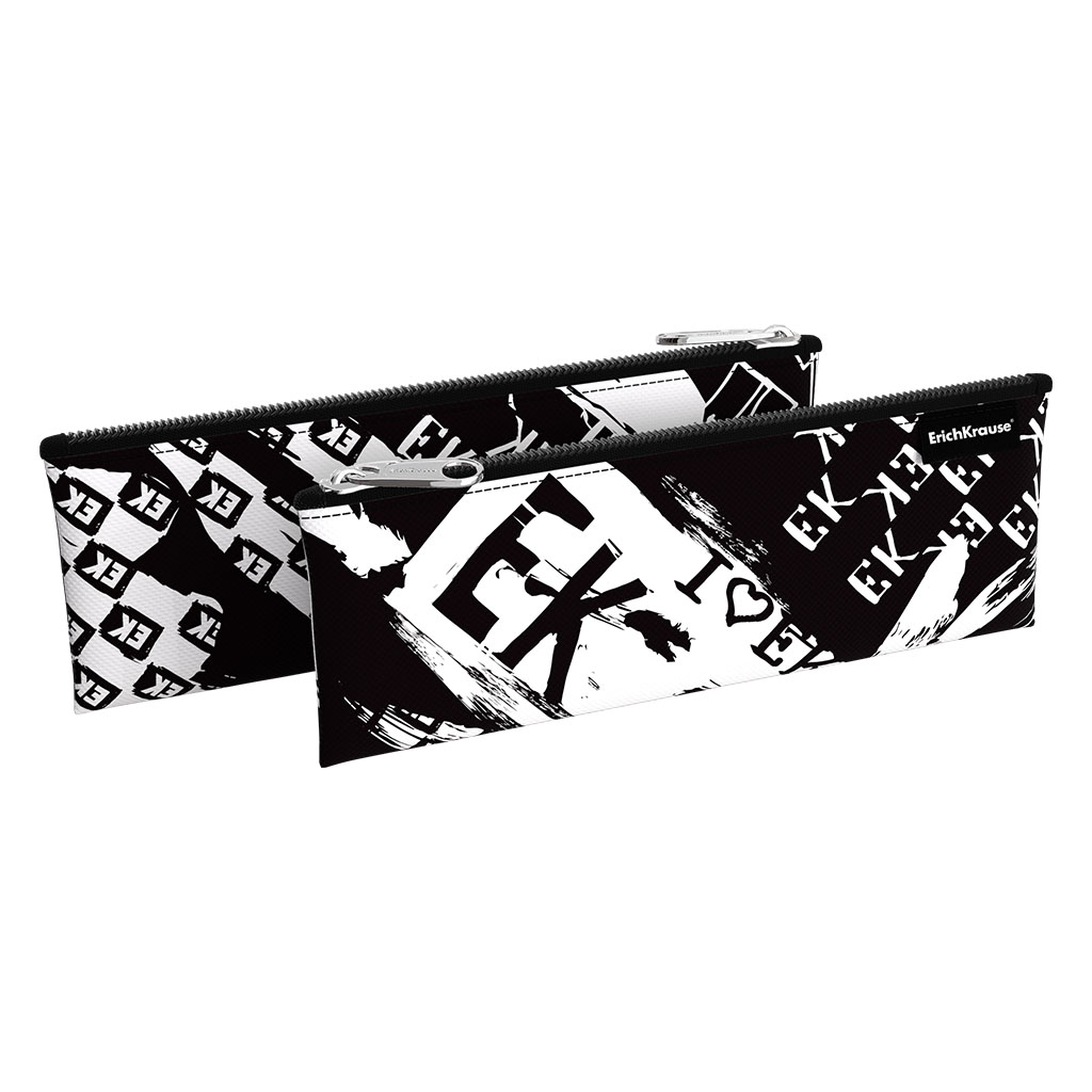 Пенал конверт Erich Krause® 220х90мм Black Logo Пенал конверт Erich Krause® 220х90мм Black Logo