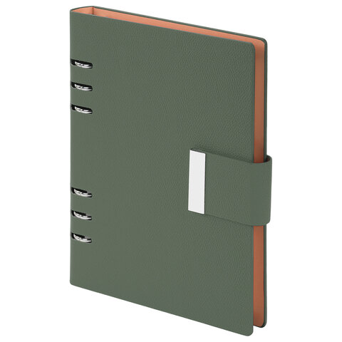 Ежедневник на кольцах в наборе с ручкой А5, 165x229 мм, BRAUBERG Ежедневник на кольцах в наборе с ручкой А5, 165x229 мм, BRAUBERG