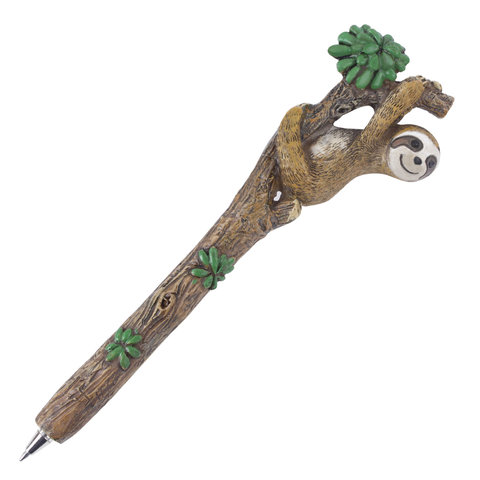 Ручка фигурная "ЛЕНИВЦЫ", СИНЯЯ, 4 дизайна ассорти, 0,5 мм, дисплей, Ручка фигурная "ЛЕНИВЦЫ", СИНЯЯ, 4 дизайна ассорти, 0,5 мм, дисплей,