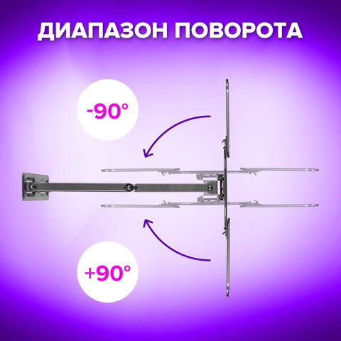 Кронштейн-крепление для ТВ настенный, до 35 кг. VESA 75х75-400х400, Кронштейн-крепление для ТВ настенный, до 35 кг. VESA 75х75-400х400,