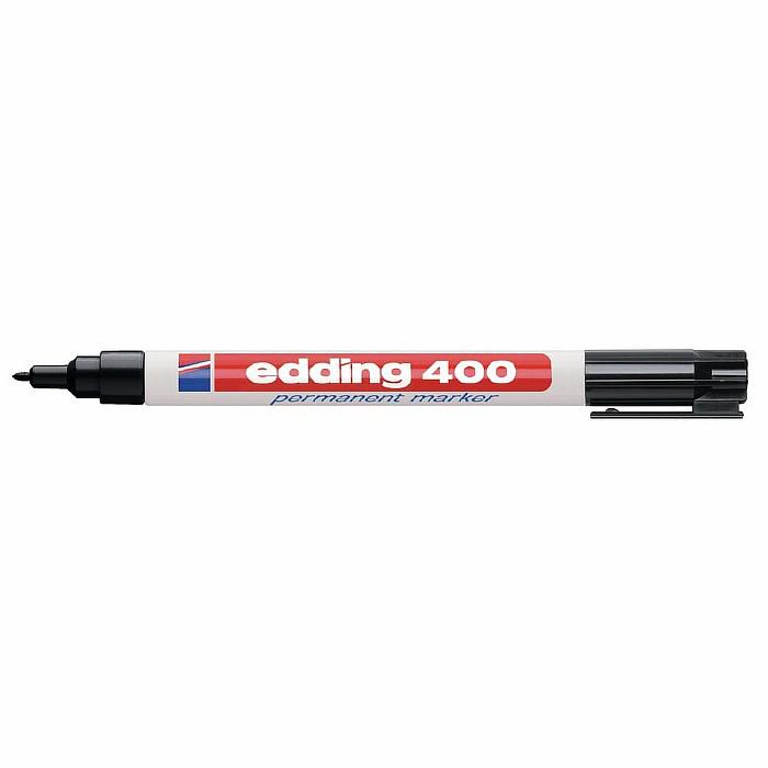 Маркер перманентный EDDING E-400/1 черный 1 мм круглый наконечник штр. Маркер перманентный EDDING E-400/1 черный 1 мм круглый наконечник штр.