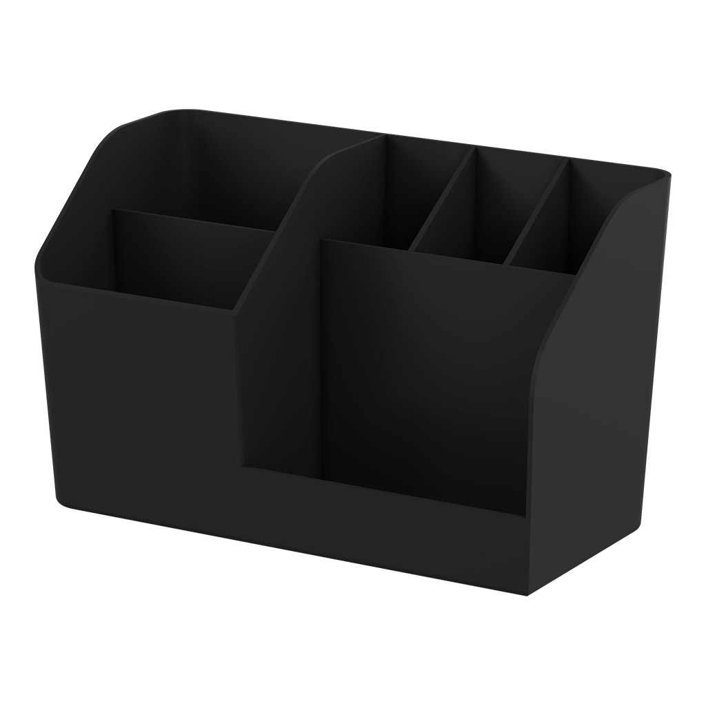 Подставка настольная пластиковая ErichKrause Submarine, Classic, черный Подставка настольная пластиковая ErichKrause Submarine, Classic, черный