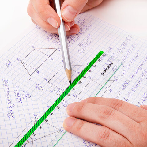 Линейка пластиковая 15 см BRAUBERG "FRESH ZONE", прозрачная, с Линейка пластиковая 15 см BRAUBERG "FRESH ZONE", прозрачная, с