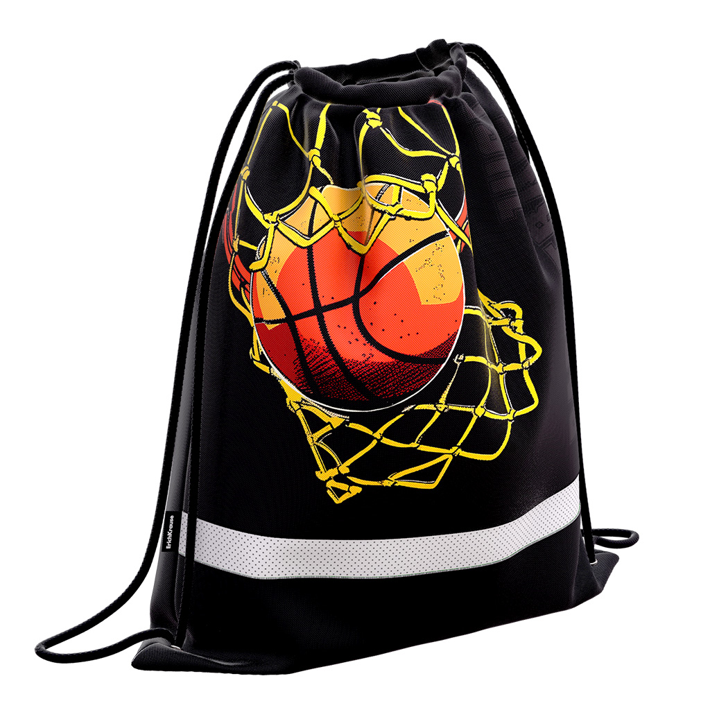 Мешок для обуви ErichKrause с вентиляцией 500x410мм Basketball Мешок для обуви ErichKrause с вентиляцией 500x410мм Basketball
