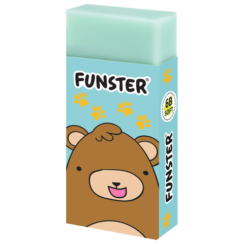 Ластик FUNSTER (ФАНСТЕР) "ANIMALS", 50х24х10 мм, прямоугольный, Ластик FUNSTER (ФАНСТЕР) "ANIMALS", 50х24х10 мм, прямоугольный,
