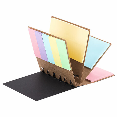 Закладки клейкие в книжке BRAUBERG PASTEL 200 штук: 50х15 мм 5 цветов х 25 Закладки клейкие в книжке BRAUBERG PASTEL 200 штук: 50х15 мм 5 цветов х 25