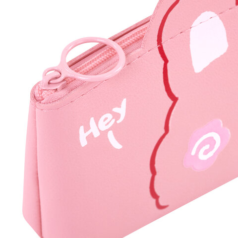 Пенал ЮНЛАНДИЯ ЮНИОР, 1 отделение, искусственная кожа, "Pink bear", Пенал ЮНЛАНДИЯ ЮНИОР, 1 отделение, искусственная кожа, "Pink bear",