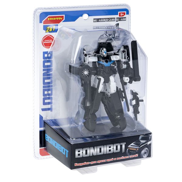 Трансформер "BONDIBOT 2 в 1", робот - вертолет, с металлическими Трансформер "BONDIBOT 2 в 1", робот - вертолет, с металлическими