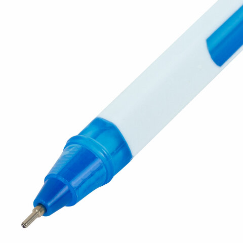 Ручка шариковая масляная BRAUBERG "Extra Glide Soft White", СИНЯЯ, Ручка шариковая масляная BRAUBERG "Extra Glide Soft White", СИНЯЯ,