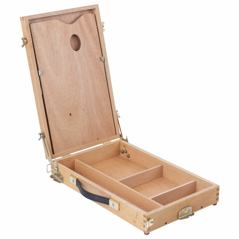 Этюдник BRAUBERG ART "CLASSIC", бук, 40х25х7,5 см, высота холста 70