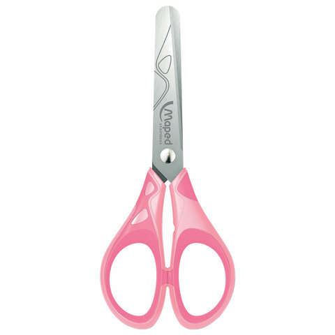 Ножницы MAPED (Франция) "Essentials Soft", 130 мм, закругленные, цвет