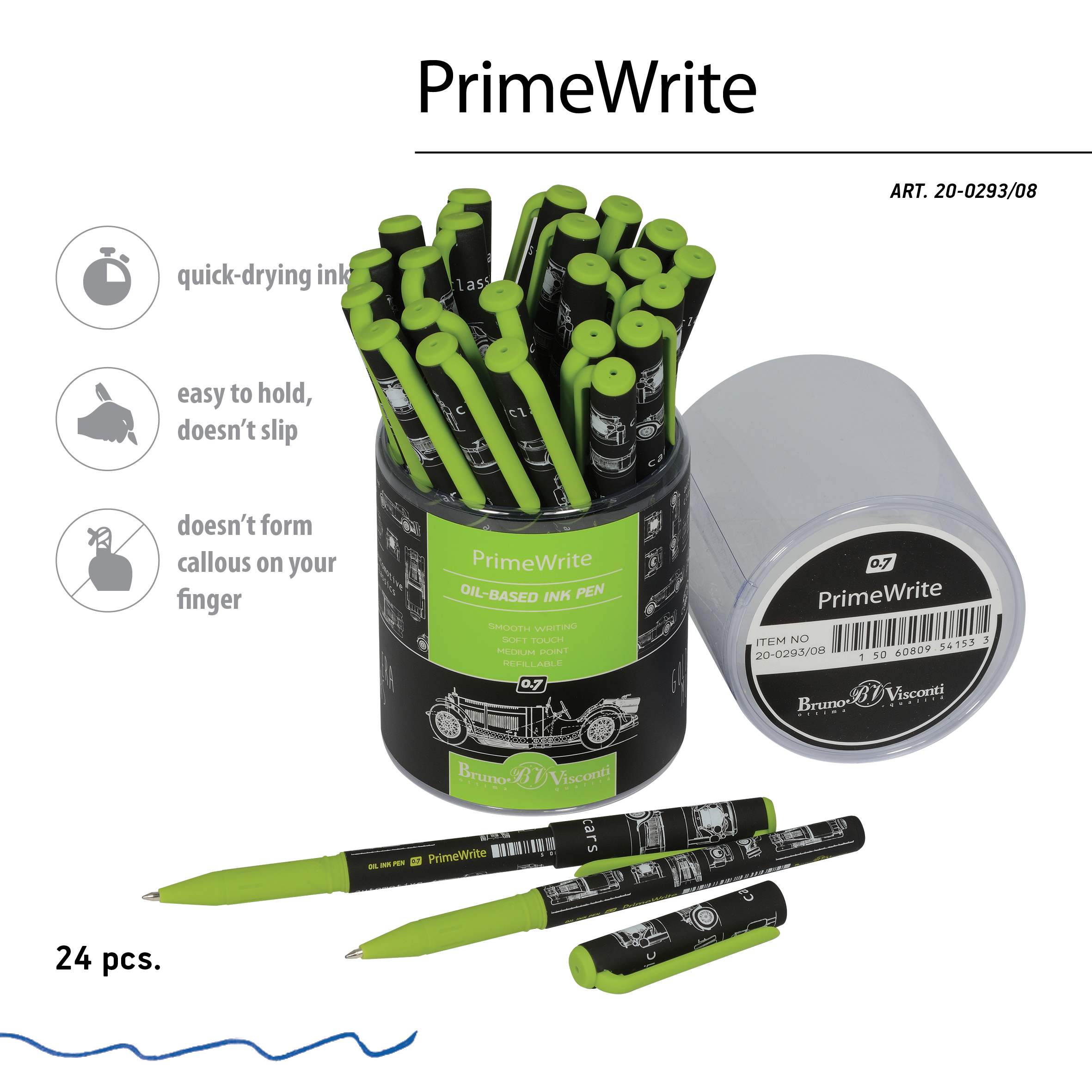 РУЧКА "PrimeWrite. Чертежи. Автомобиль" С ЧЕРНИЛАМИ НА МАСЛЯНОЙ РУЧКА "PrimeWrite. Чертежи. Автомобиль" С ЧЕРНИЛАМИ НА МАСЛЯНОЙ