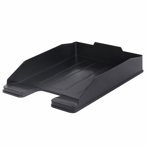 Лоток горизонтальный для бумаг BRAUBERG ECONOMY, 340х255х60 мм, черный, 238106, Лоток горизонтальный для бумаг BRAUBERG ECONOMY, 340х255х60 мм, черный, 238106,