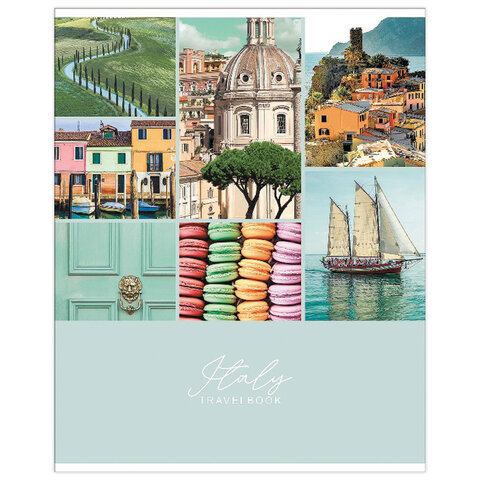 Тетрадь А5, 48 листов, HATBER-ECO скоба, офсет №2 ЭКОНОМ, клетка, обложка