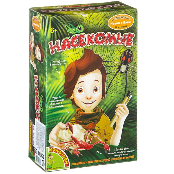 Французские опыты Науки с Буки, BONDIBON, Насекомые, арт. 510231-3/471632 Французские опыты Науки с Буки, BONDIBON, Насекомые, арт. 510231-3/471632