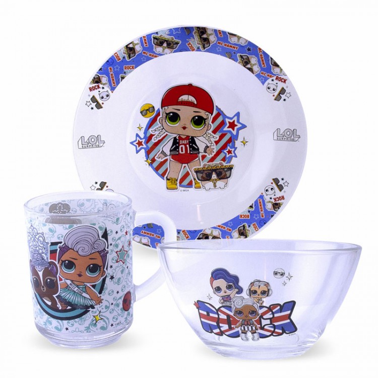 L.O.L. Surprise! "TOGETHER4EVA" Набор посуды в подарочной упаковке, (3 L.O.L. Surprise! "TOGETHER4EVA" Набор посуды в подарочной упаковке, (3