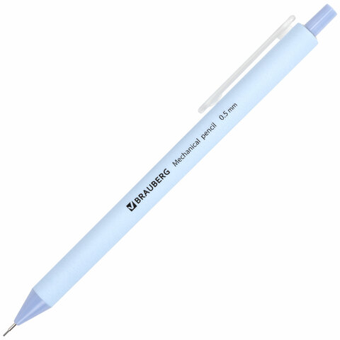 Карандаш механический 0,5 мм, BRAUBERG SOFT PASTEL, корпус soft-touch ассорти, Карандаш механический 0,5 мм, BRAUBERG SOFT PASTEL, корпус soft-touch ассорти,