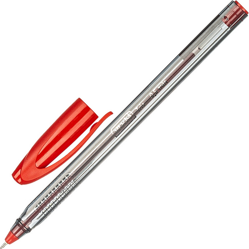 Ручка шариковая Attache Glide Trio 0,5мм, крас. масл, треуг, неавтом Ручка шариковая Attache Glide Trio 0,5мм, крас. масл, треуг, неавтом