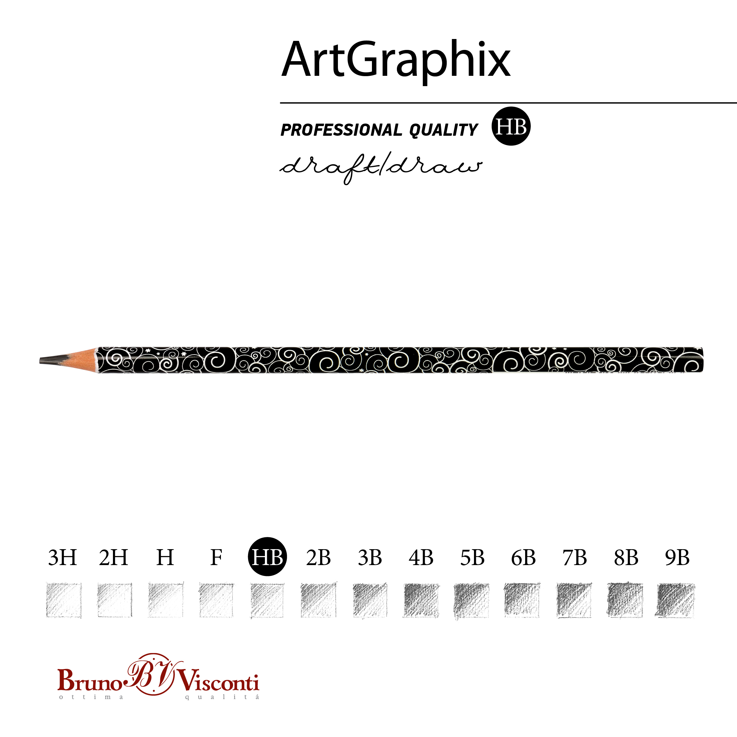 КАРАНДАШ ЧЕРНОГРАФИТОВЫЙ "ArtGraphix. Волна" НВ (пластиковый корпус) КАРАНДАШ ЧЕРНОГРАФИТОВЫЙ "ArtGraphix. Волна" НВ (пластиковый корпус)