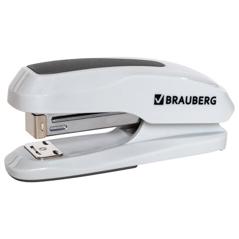 Степлер №24/6, 26/6 BRAUBERG "Extra", до 30 листов, серый, 229089 Степлер №24/6, 26/6 BRAUBERG "Extra", до 30 листов, серый, 229089