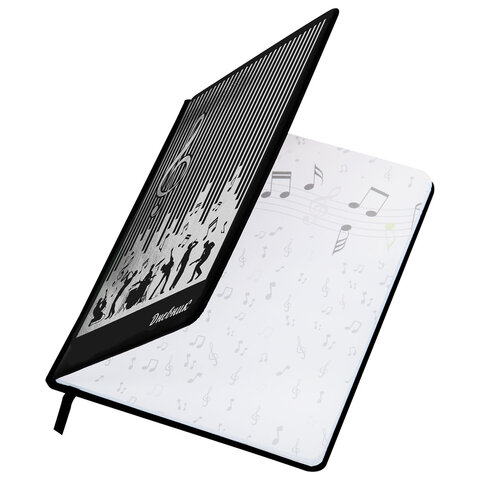 Дневник для музыкальной школы 170х215 мм, 48 л., обложка кожзам твердая, фольга,