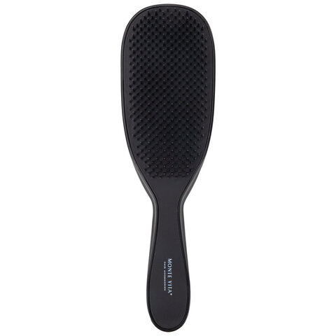 Расческа для волос массажная 22,5х6,5 см, чёрная + щетка для чистки В ПОДАРОК, Расческа для волос массажная 22,5х6,5 см, чёрная + щетка для чистки В ПОДАРОК,