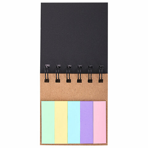 Закладки клейкие в книжке BRAUBERG PASTEL 200 штук: 50х15 мм 5 цветов х 25 Закладки клейкие в книжке BRAUBERG PASTEL 200 штук: 50х15 мм 5 цветов х 25
