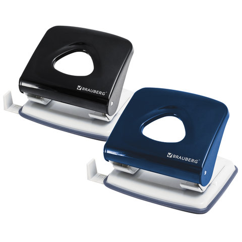 Дырокол металлический BRAUBERG "PN-100M", до 30 листов, ассорти Дырокол металлический BRAUBERG "PN-100M", до 30 листов, ассорти