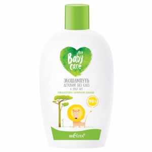 БЕЛИТА BABY CARE ЭКОШАМПУНЬ детский БЕЗ СЛЕЗ с трех лет 260мл/12шт БЕЛИТА BABY CARE ЭКОШАМПУНЬ детский БЕЗ СЛЕЗ с трех лет 260мл/12шт